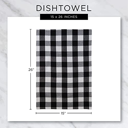 Basic Terry Collection Waffle Dishtowel Set (Solid Brown / 15x26")