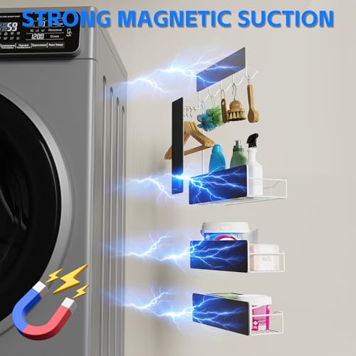 Magnetic Spice Rack for Refrigerator (White)