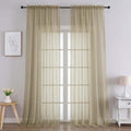 Taupe Bedroom Curtains 2 Panel Sets 96 Inch Length (Taupe / 59"W x 96"L (Pack of 2))