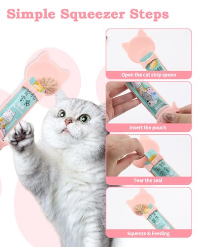 6 PCS Cat Food Can Covers Set (Black Pink)