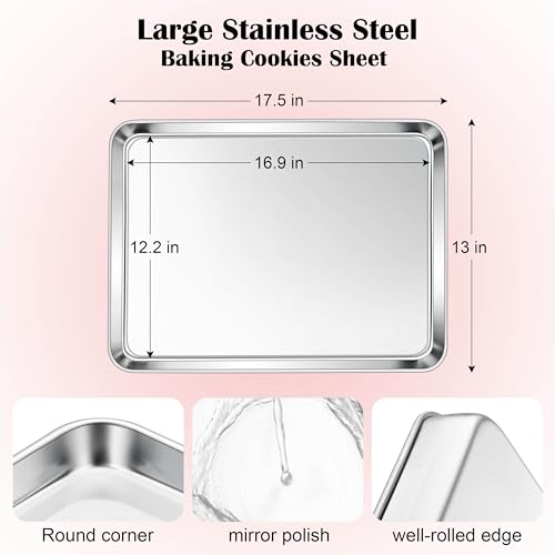 Cookie Sheet for Baking (17.5"x13")