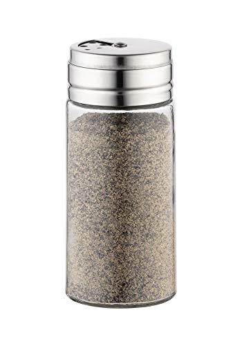 5167 Glass Spice Jar with Stainless Steel Shaker Lid (6 fl oz)