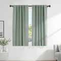 Sage Green Blackout Curtains for Girls Bedroom Living Room 63 Inches Long 2 Panels (Sage Green / 42"W x 63"L (Pack of 2))