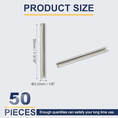 Slotted Spring Pin (1/8" x 1-3/16" (3.2mm x 30mm))