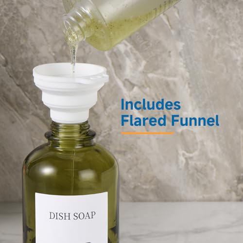 Glass Soap Dispenser with Pump (Glass Green)