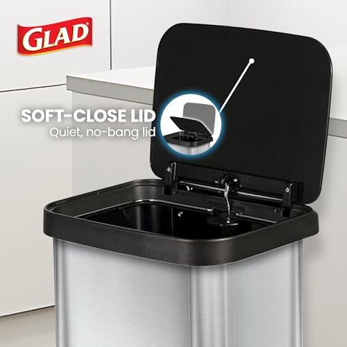 Stainless Steel Trash Can (Stainless Steel / Stainless / 20 Gallon)