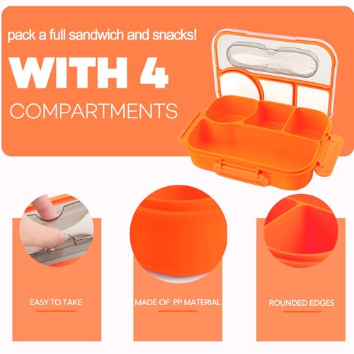 Bento Box for Adults (Orange)