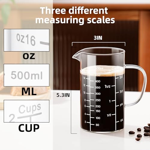 2 Cup Glass Measuring Cup (500ml)