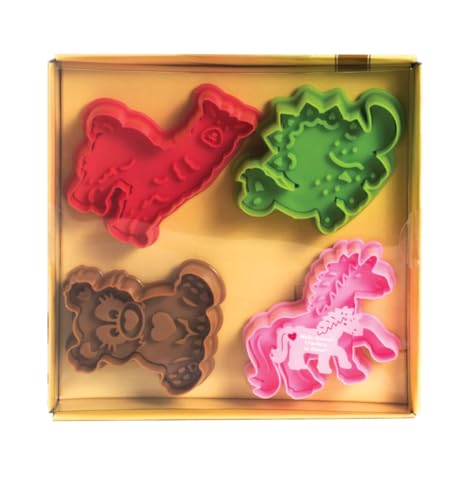 Animal Cookie Cutters (Dino, Unicorn, Llama)