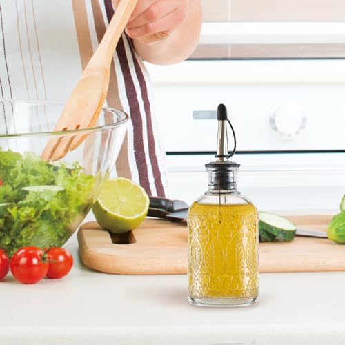Retro Glass Syrup Dispenser Bottle 7oz