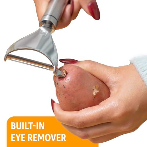 Vegetable Peeler for Kitchen (Y – Stainless Steel Handle)