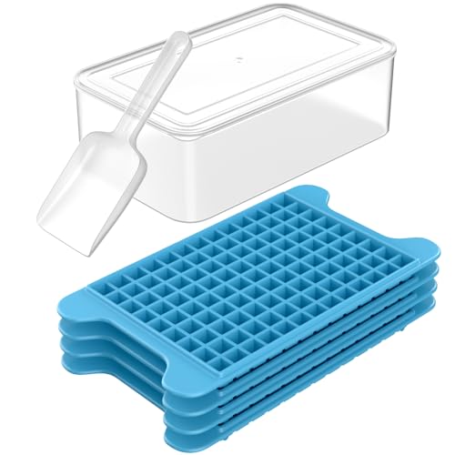 Mini Ice Cube Tray for Freezer (Cool Blue)