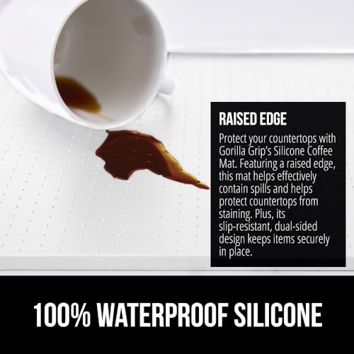Silicone Coffee Mat (White / 15" X 23")