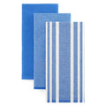 Cotton 380 GSM Premium Kitchen Towels (Blueberry / 18" X 28" - 3 Pack)