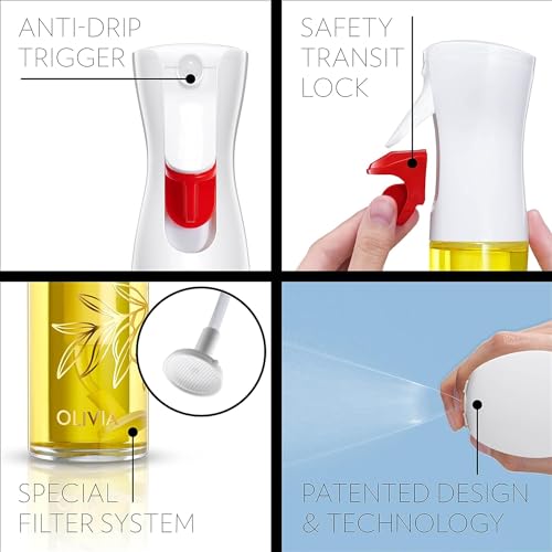 OLIVIA. The Original Advanced Oil Sprayer for Cooking