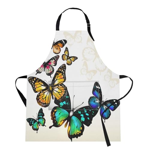 Apron with Pockets (Butterfly 2)