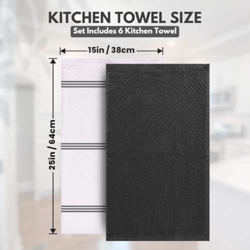 Kitchen Towels (Grey / 15 x 25)