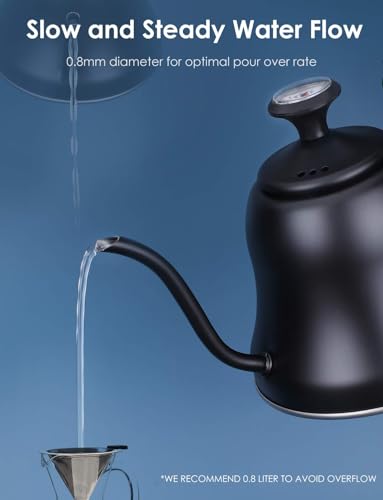 Tea Kettle with Thermometer (Matte Black（with Thermometer）)
