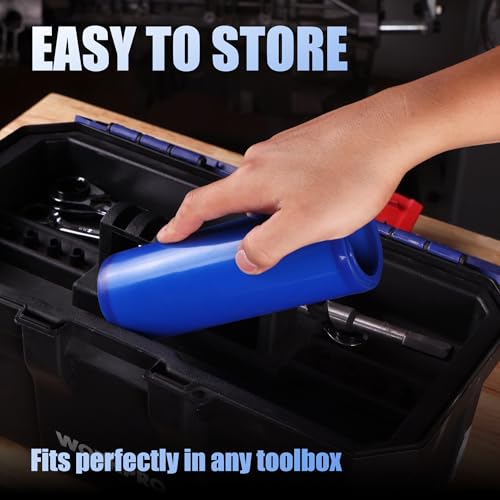 Flexible Silicone Oil Funnel for Automotive Use (Blue)