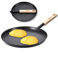 8 inch Frying Pan Skillet Flat Crepe Pan (Black / 8-inch Crepe)