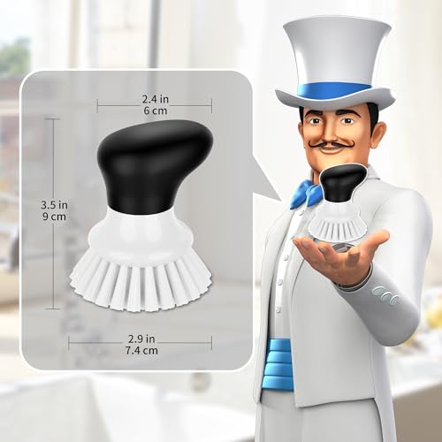 Dish Scrub Brush (White)