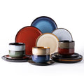 Ceramic Dinnerware Sets for 6 (Modern-colorful / Service for 6 (18 Pcs))