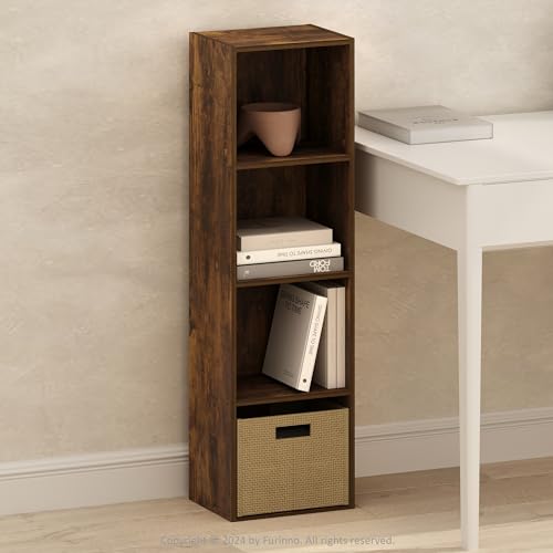 PASIR Book Shelf (Amber Pine / 4-Tier Cube)