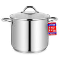 Stainless Steel Stockpot with Tempered Glass Lid 24 Quart (24 Quarts)