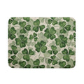 St Patrick's Day Dish Drying Mat for Kitchen Counter 18x24 Saint Patricks Clover Shamrock Green Print Absorbent Reversible Microfiber Drying Mats Kitchen Countertop Protector Dishes Drainer Rack Pad (18" x 24")