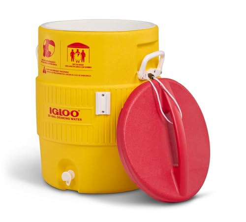 10 gallon Industrial Beverage Cooler (Yellow 10 Gallon)