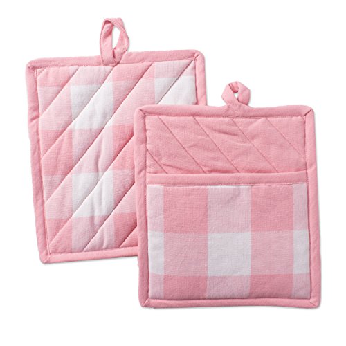 Buffalo Check Kitchen Collection (Potholder / Pink &White)