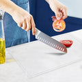 Acrylic Cutting Board with Juice Groove (Clear with Juice Groove / 24"L x 18"W)