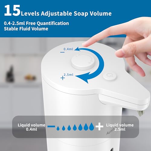 Automatic Soap Dispenser Touchless (Pearlescent White)
