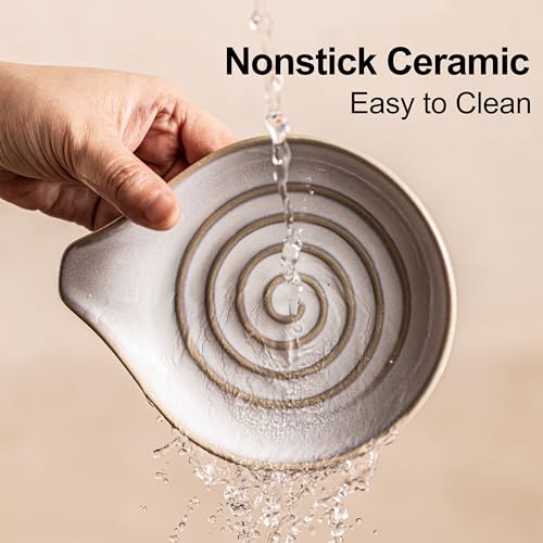 Ceramic Spoon Rest for Stove Top (White)