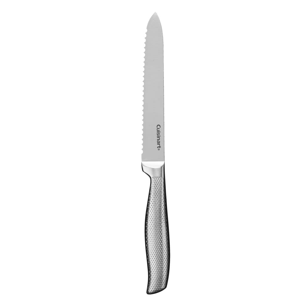C77SS 15PG 15pc German Stainless Steel Hollow Handle Cutlery Block Set (15-Piece / Texured Hollow Handle)