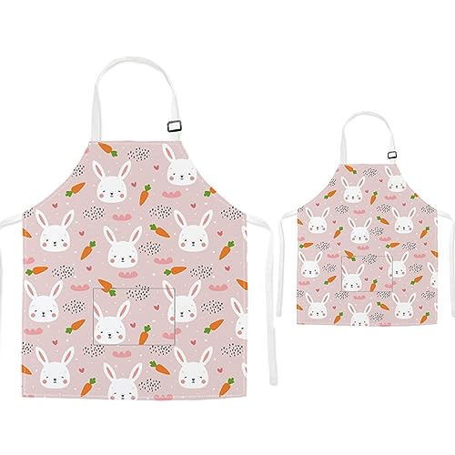 Mather Daughter Matching Aprons (Rabbit)