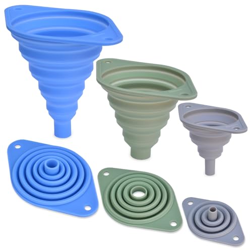 Kitchen Funnel Set of 3 (3Pack - Large,Medium,Small)