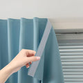 Thermal Blackout Curtains with Self (71"W x 59"L (Pack of 2) / Lake Blue)