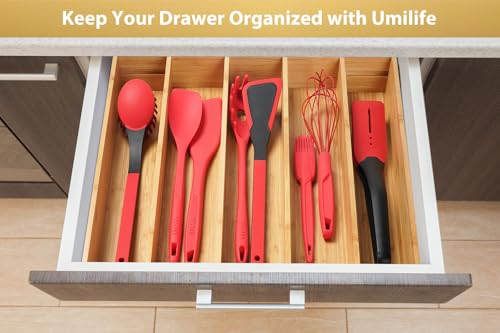Expandable Kitchen Drawer Organizer (For Utensil (13"~20" x 17"))