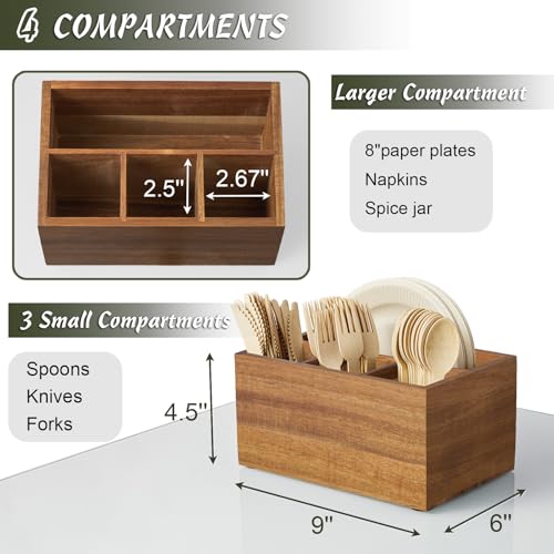 Utensil Caddy (Acacia / Small)