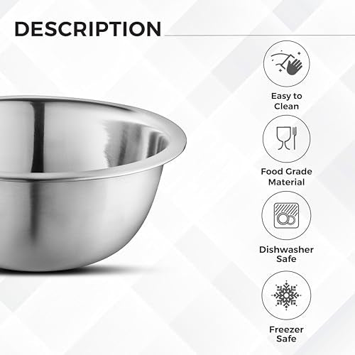 Premium Stainless Steel Mixing Bowls