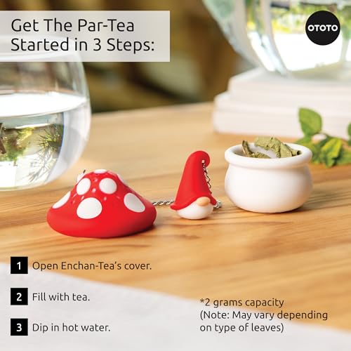 Cute Tea Strainers (Enchantea, Mushroom)