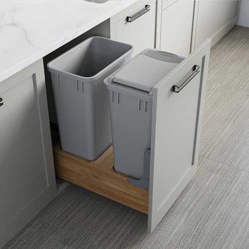 Dowell Double 50Qt Undermount Trash Pull (50 QT Pull-Out System)