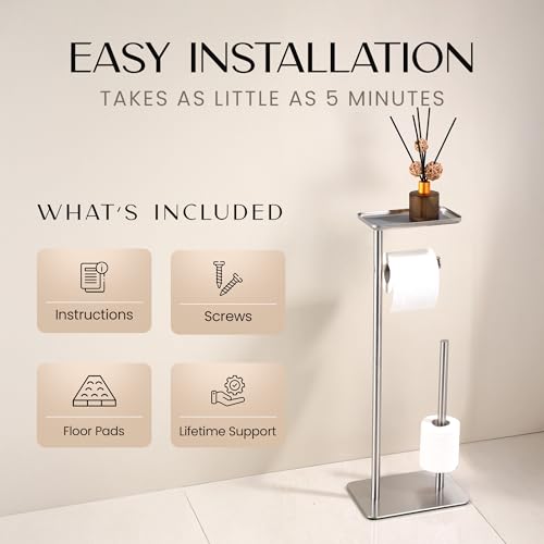 Day Moon™ Toilet Paper Holder (Brushed Nickel)