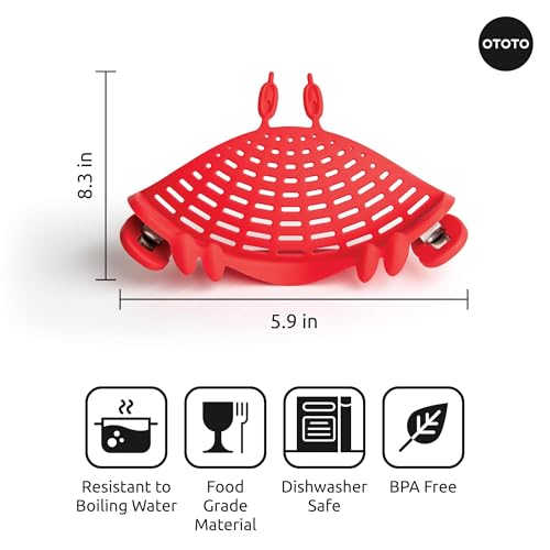 Crab Clip On Strainer (Crab)