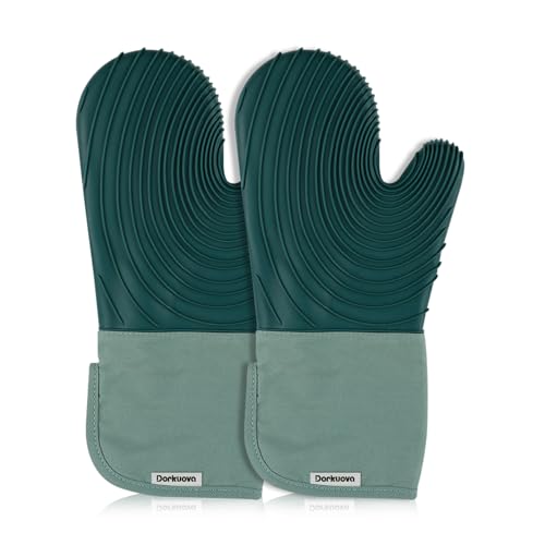 Silicone Oven Mitt Pack (Green)