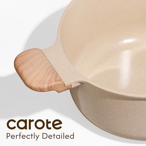 5 Qt Nonstick Stock Pot with Lid Soup Pot