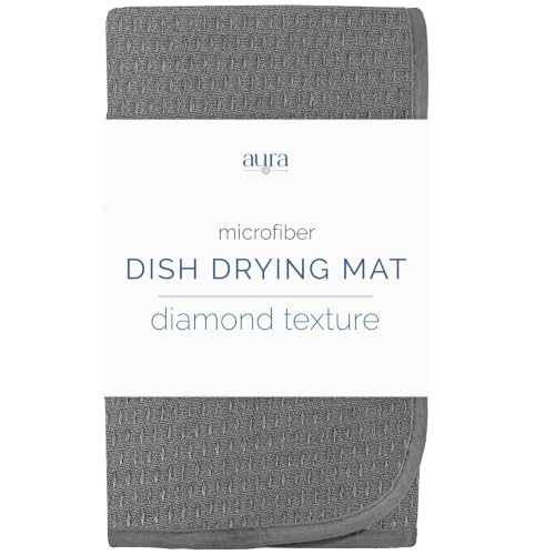 Dish Drying Mat (Gray / 16" x 18")