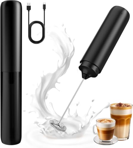 Rechargeable Milk Frother (Ebony)