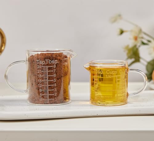 Ackers Etching Scale Measuring Glass (60 ML (2 Oz, 1/4 Cup) - Etching Scale)